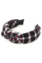 Plaid Check Knotted Headband - 2 Colors