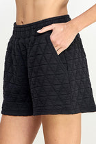 Quilted Shorts - Black