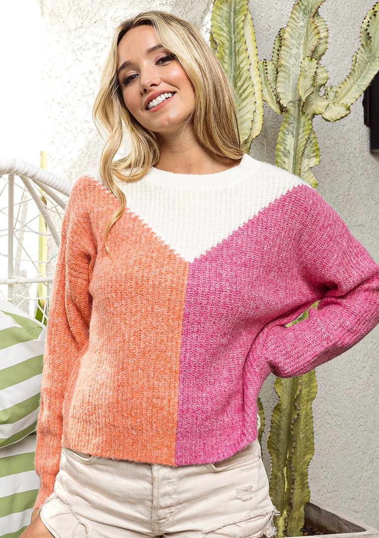 Colorblock Sweater