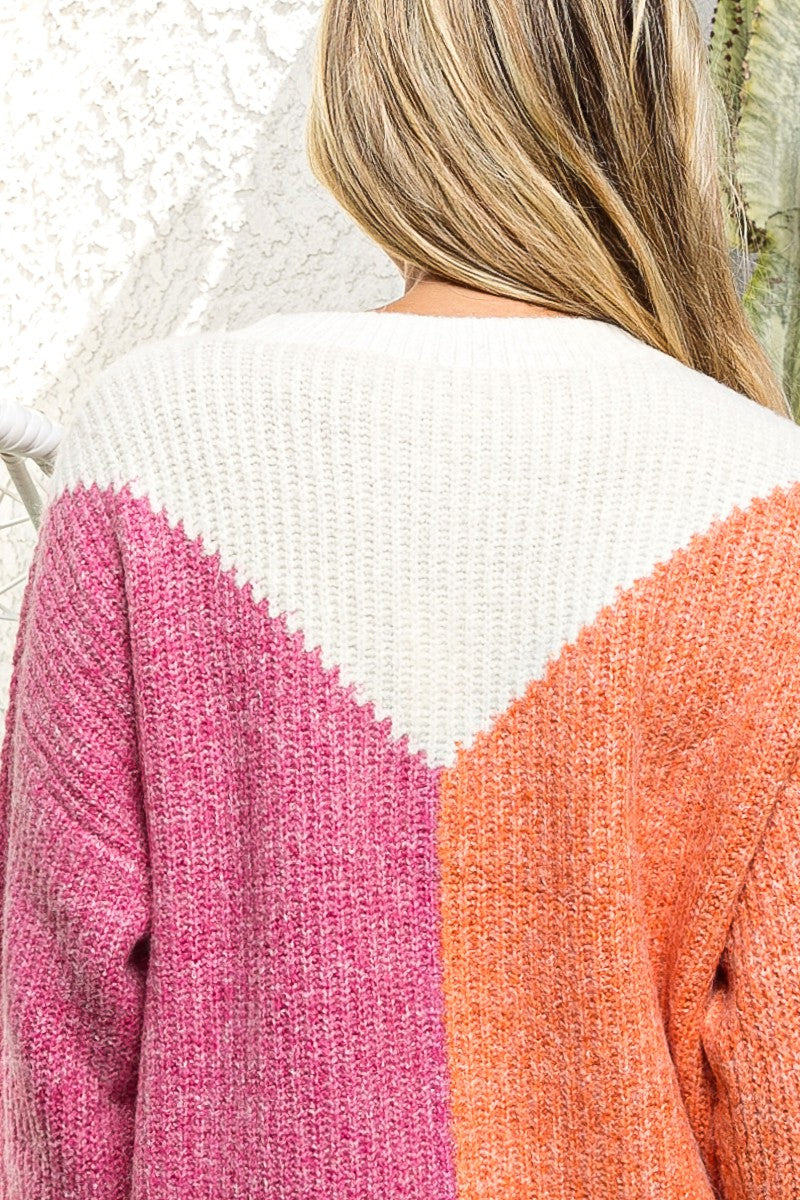 Colorblock Sweater