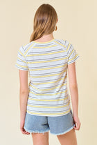 Striped Knit Tee