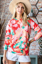 Multi Floral Print Sweater
