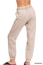 Acid Wash Sweatpants - Ash Mocha