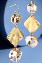 Glass Dangle Drop Earrings