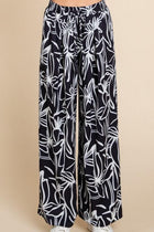 Plant Print Pants