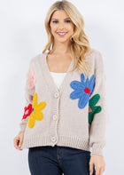 Flower Detail Cardigan
