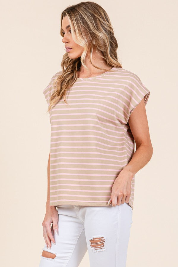 Stripe Muscle Tee