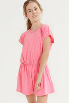 Girl's Arielle Romper - Pink