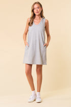 Sleeveless Hoodie Dress