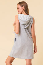 Sleeveless Hoodie Dress