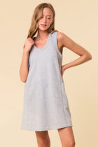 Sleeveless Hoodie Dress