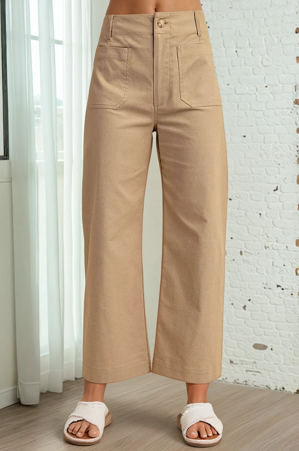 Ankle Cropped Summer Pants