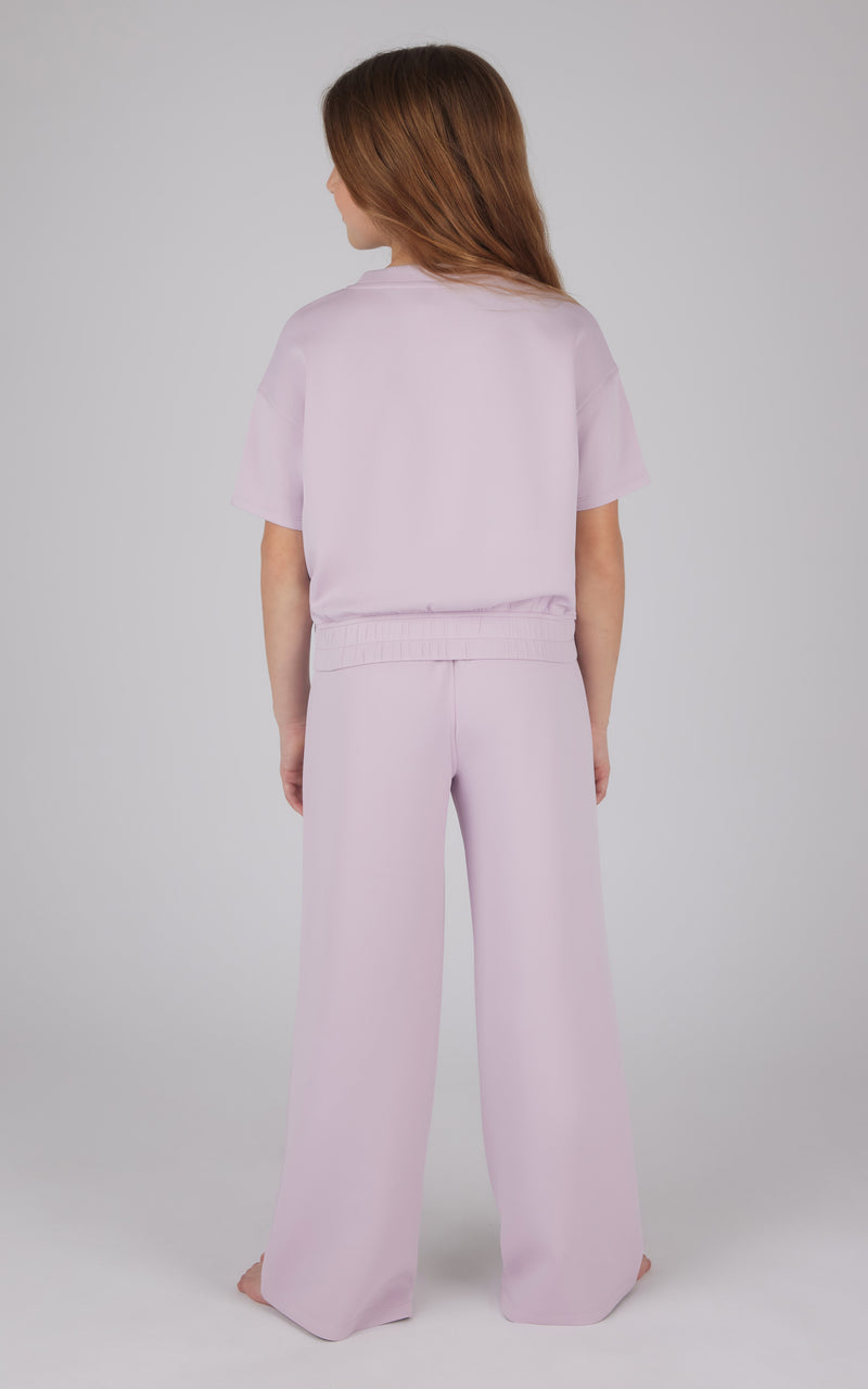Girl's Juliet Scuba Lounge Pants - Lavender