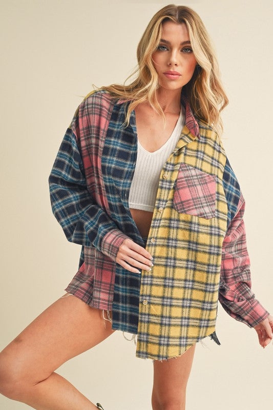 Multi Color Plaid Flannel