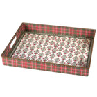 Floral Block Print Tray