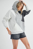 Wavy Colorblock Hoodie