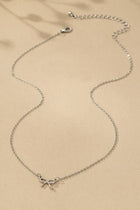 Delicate Bow Necklace - 2 Colors