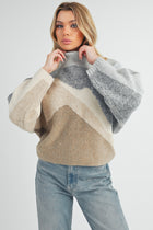 Color Block Neutral Sweater