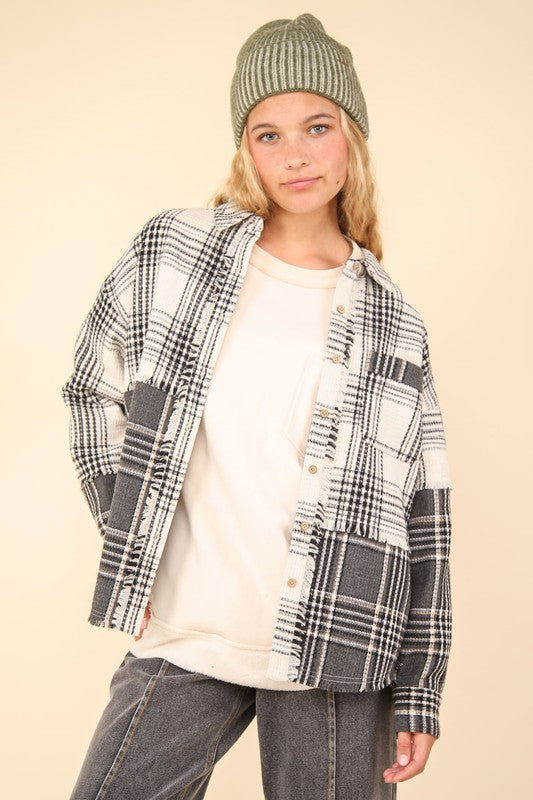 Mixed Plaid Shacket