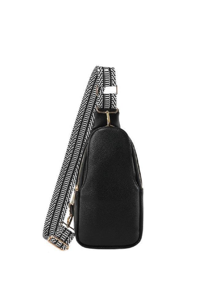 Guitar Strap Sling Bag - Black