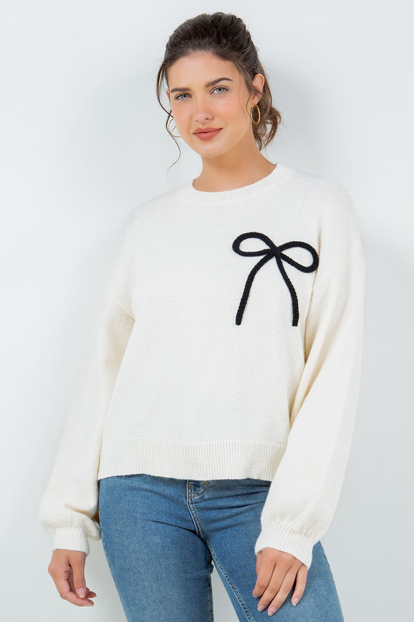 Ribbon Detail Sweater