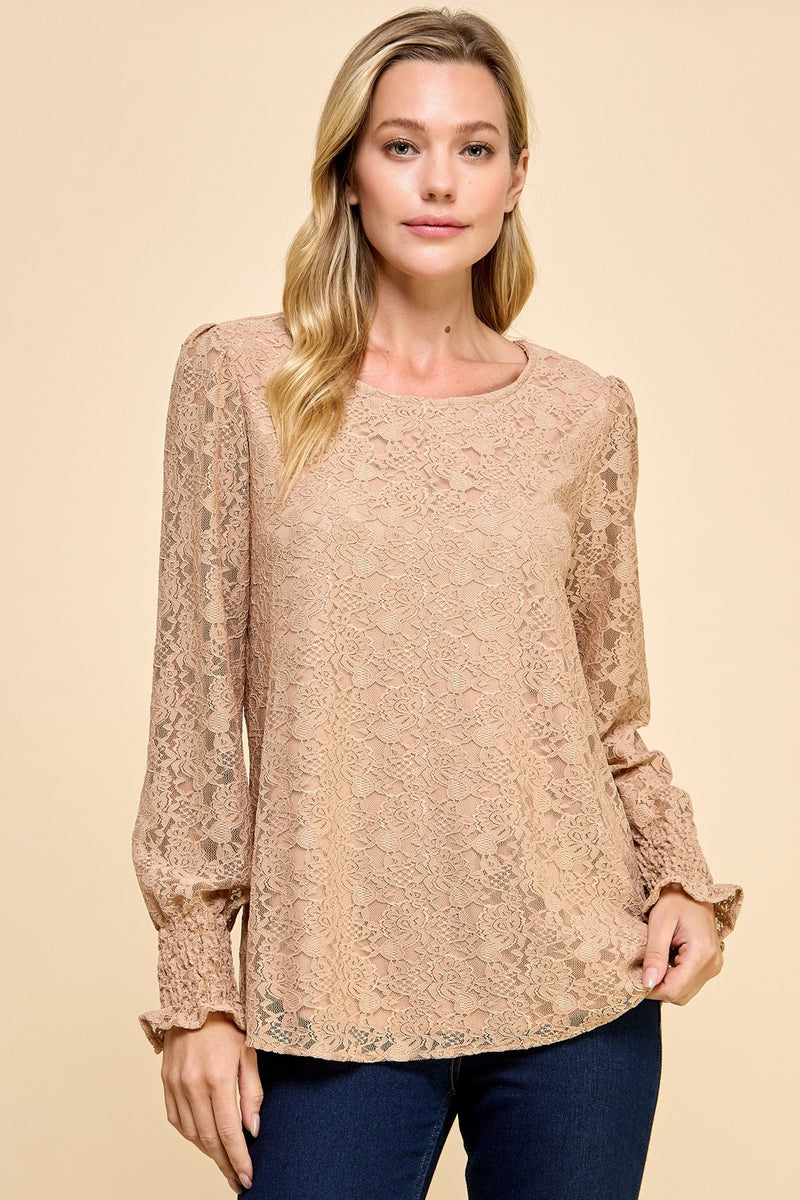 Lace Detail Blouse