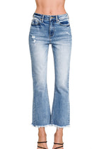 Lydia Raw Hem Straight Leg Jeans