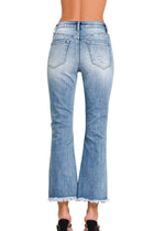 Lydia Raw Hem Straight Leg Jeans