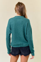 Knit Drawstring Hem Top