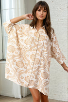 Oversized Shirt Dress