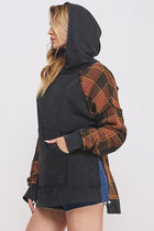 Plaid Hi-Lo Hoodie