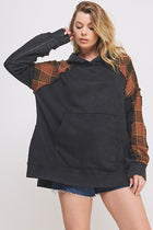 Plaid Hi-Lo Hoodie