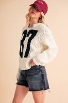 Cable Knit 87 Sweater