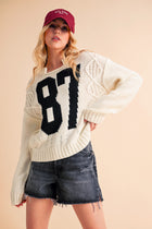 Cable Knit 87 Sweater