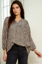 Loose Leopard Top