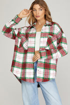 Red/Green Plaid Shacket