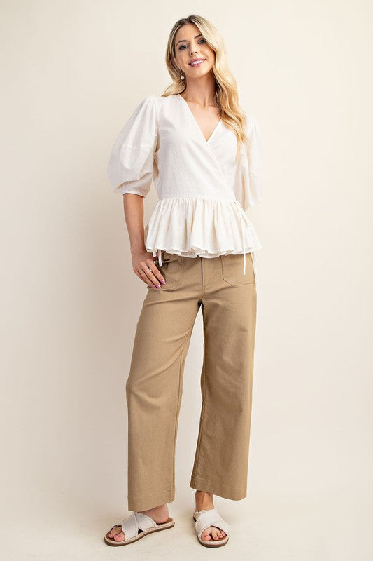 Ankle Cropped Summer Pants