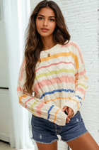Multi-Color Striped Sweater