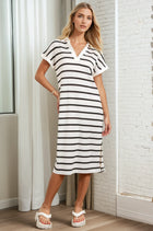 Ribbed Knit Midi Dress