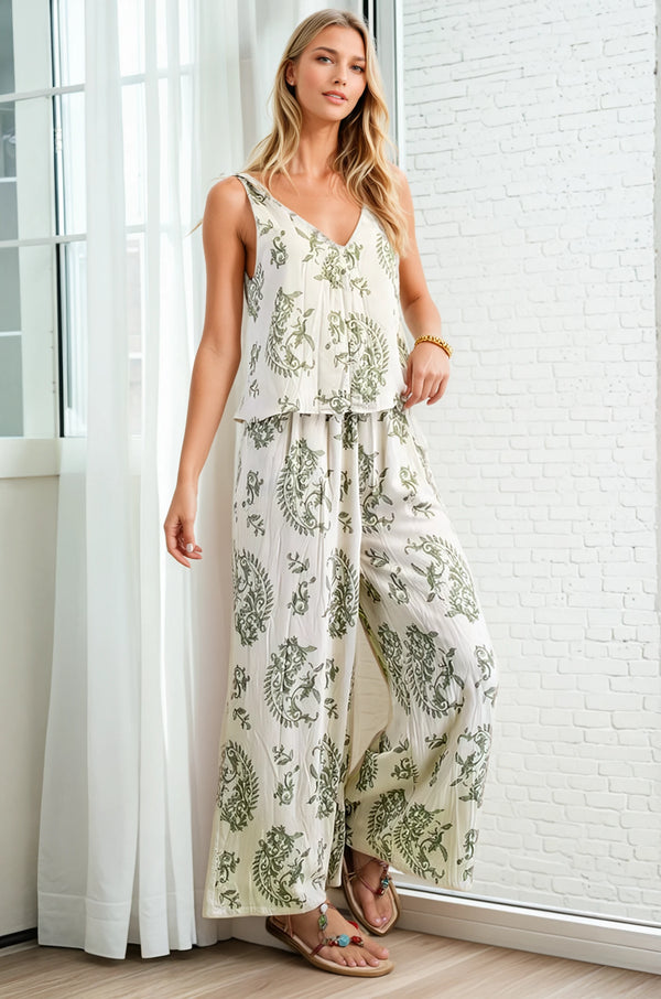 Tie Shoulder Jumpsuit