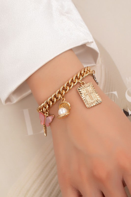 Multi Charm Bracelet - Faith