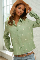 Daisy Embroidered Top