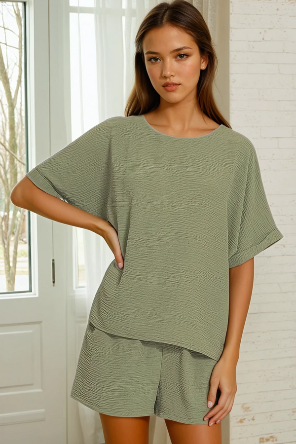 Airflow Loose Top - Olive
