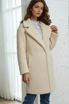 Teddy Single Button Overcoat
