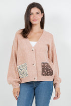 Flower Patch Pocket Cardigan