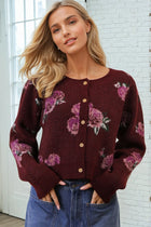 Floral Print Cardigan