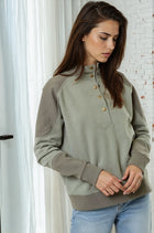 Snap Front Terry Top