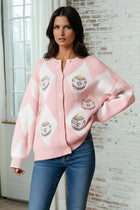 Ornament Print Cardigan