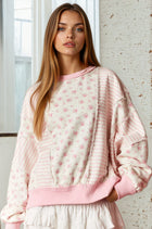 Ditsy Floral Mix Print Sweatshirt