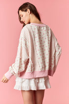 Ditsy Floral Mix Print Sweatshirt
